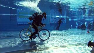 Guiness World Record - Under Water Cycling