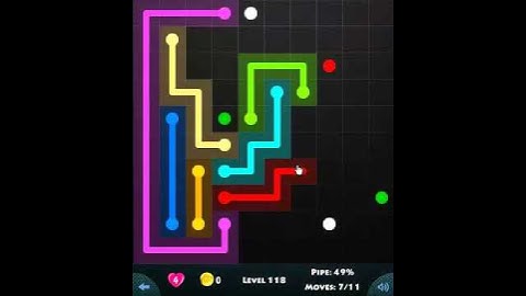 flow game facebook - 10 x 10 mania level 118 Connect the dots