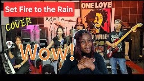 EXCEPTIONAL🥳 FRANZ RHYTHM - SET FIRE TO THE RAIN (Adele_cover) #franzrythm #reaction 