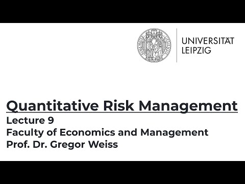Quantitative Risk Management - Winter Term 2020/2021 - Lecture 9