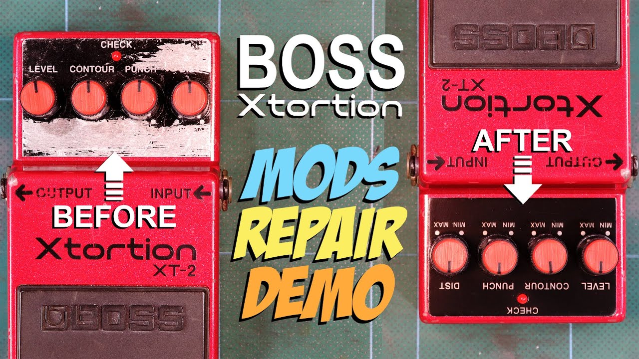 pedal backup fordrejer Boss XT-2 Xtortion Pedal: Schematic, Mods, Repair, Demo. - YouTube