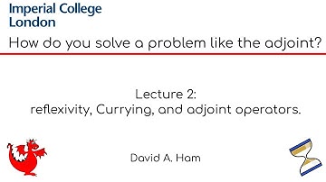 How do you solve a problem like the adjoint? Lecture 2: reflexivity, Currying, and adjoint operators
