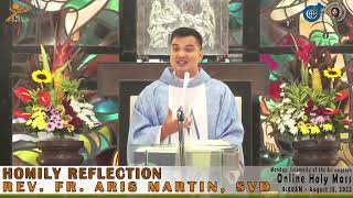 Homily Reflection Of Rev Fr Aris Martin Svd
