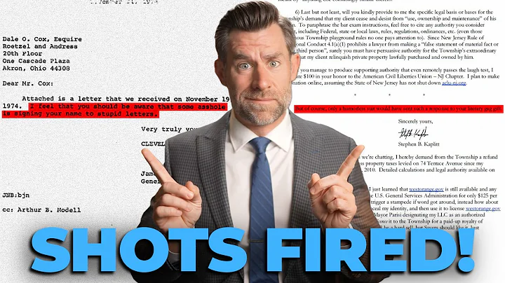 Genius "F*** U" Legal Letters