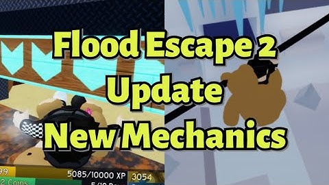 FLOOD ESCAPE 2 UPDATE | NEW MECHANICS | ZIPPLINE AND SLIDE | Flood Escape 2 Update Overview