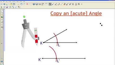 Copy an Acute Angle