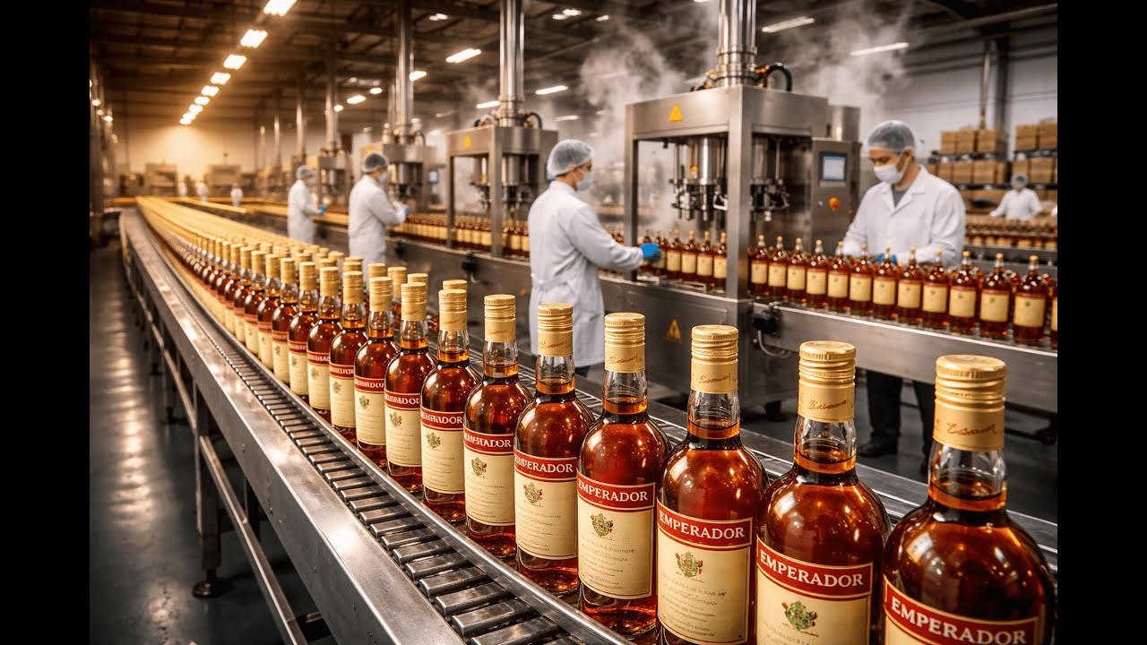 How Emperador Brandy is Made: Inside the World’s Largest Brandy Factory | The Secret Recipe