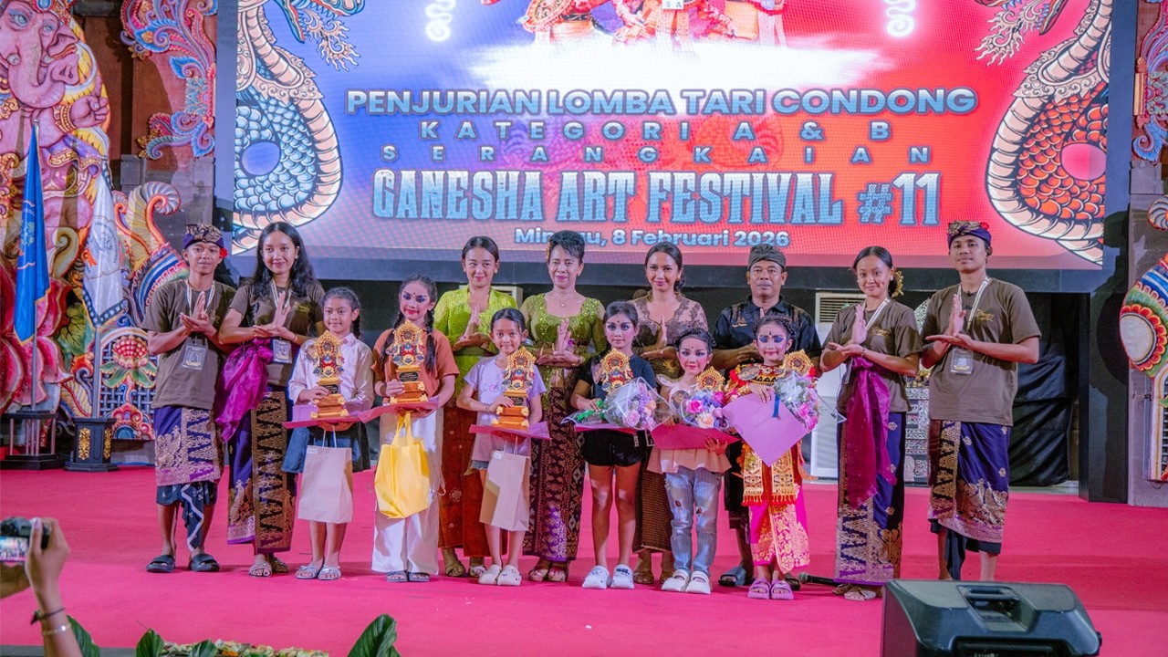 Anggi Ikut Lomba Tari Condong | Ganesha Art Festival Undiksha