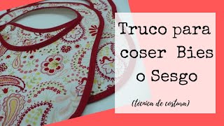 BIES O SESGO: UN TRUCO SENCILLO PARA COSER CORRECTAMENTE LA CINTA BIES...