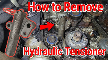 V2: The Correct Way to remove this Timing Tensioner! Mitsubishi Outlander 2.4L #diyautorepair