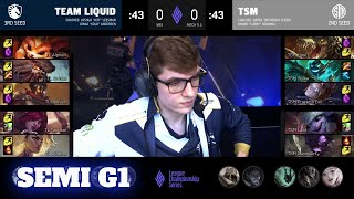 TL vs TSM - Game 1 | Semi Finals LCS 2021 Mid-Season Showdown | TSM vs Team Liquid G1 full game