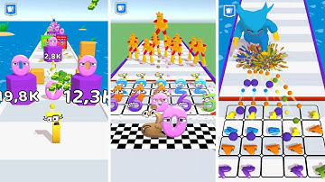 Merge Number Run - Gameplay Walkthrough Level 28-37 (Android/iOS)