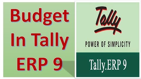 BUDGET IN TALLY ERP 9 ||How to Activate budget option in tally ERP 9|| How to create Expenses budget