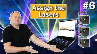 How to Setup a Laser Show | Assign the lasers (6/6)