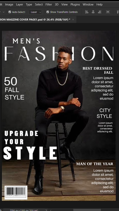 How to Create a Fashion Magazine Cover (DIY Graphic Design)