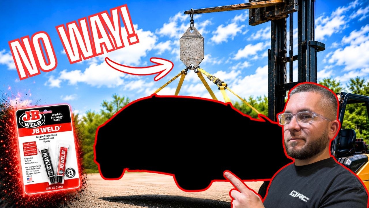 JB Weld Strength Test: Can It Lift a Blackwing?!