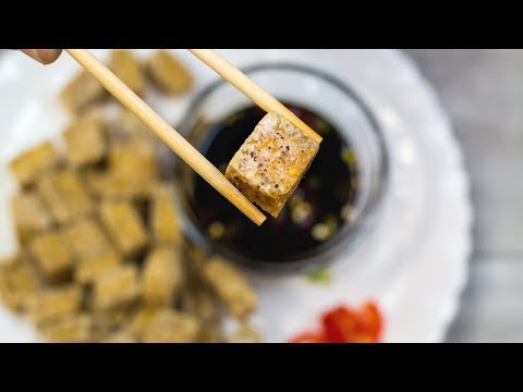 Crispy Baked Tofu Bites