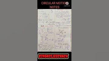 Circular motion note || IIT JEE topper note ||NCERT Book based notes | Best notes for IIT JEE topper