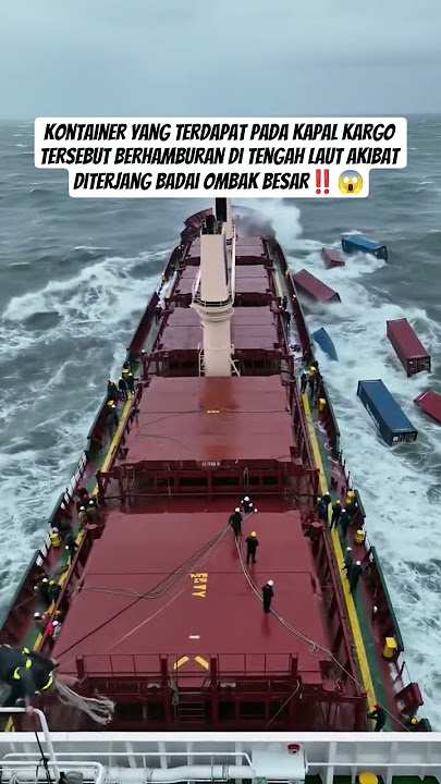 kapal kargo diterjang ombak yang luar biasa #shorts #fyp #heboh #trending #nelayanpantura