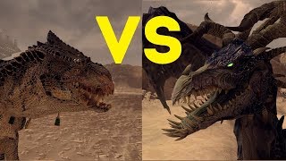 Черный дракон vs Карнозавр Total War Warhammer 2. тесты юнитов v1.4.1.