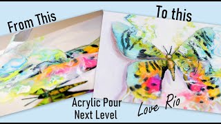 butterfly rainbow tutorial paint easy something