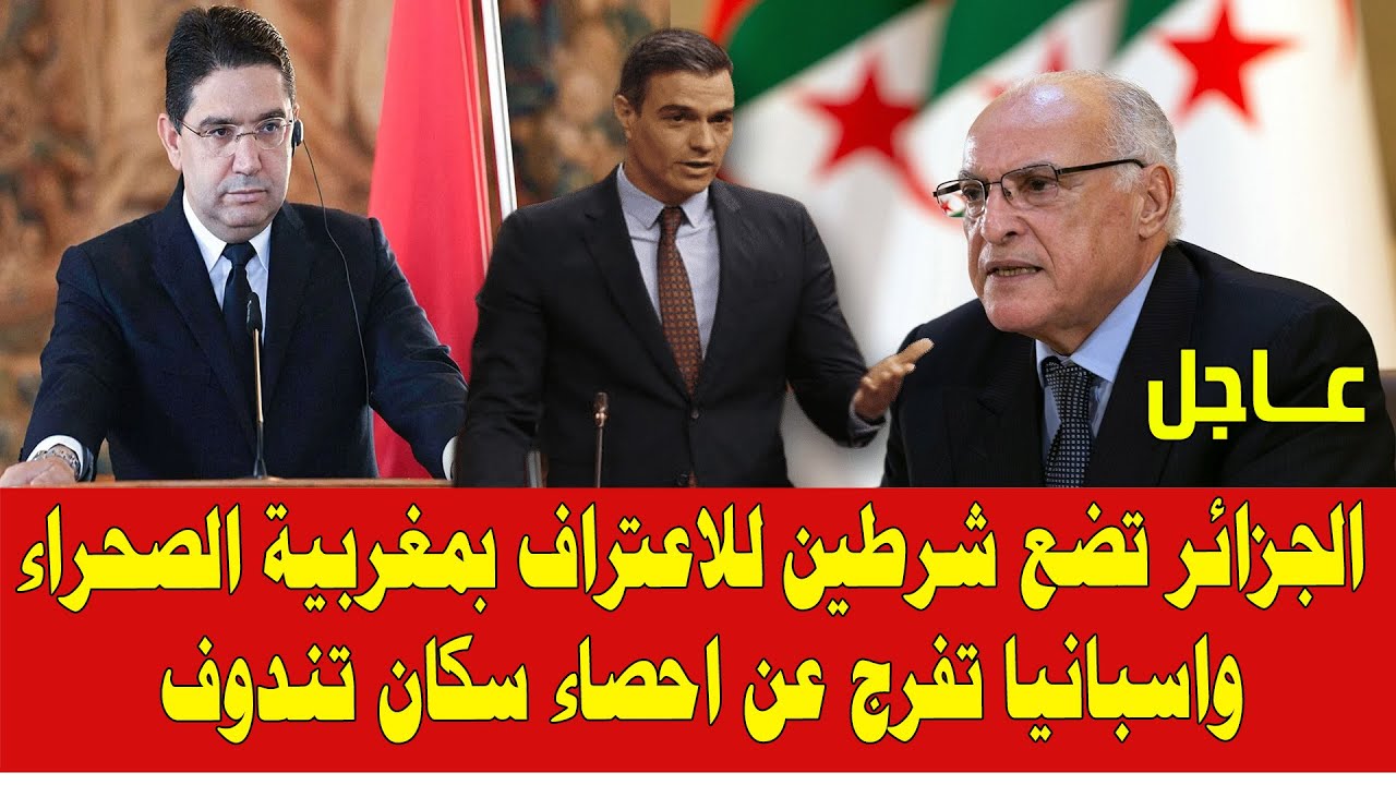 المغرب والجزائر .. الصحراء المغربية .. النظام الجزائري يضع شرطين للاعتراف بالحكم الذاتي