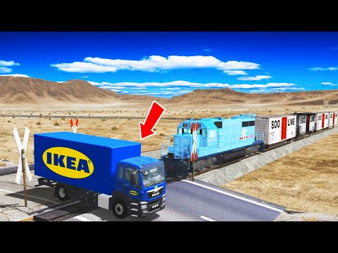 Trains Total Disaster - CARS vs Trains High Speed Accidents ✅ BeamNG DRIVE | GORILLA Wrecking