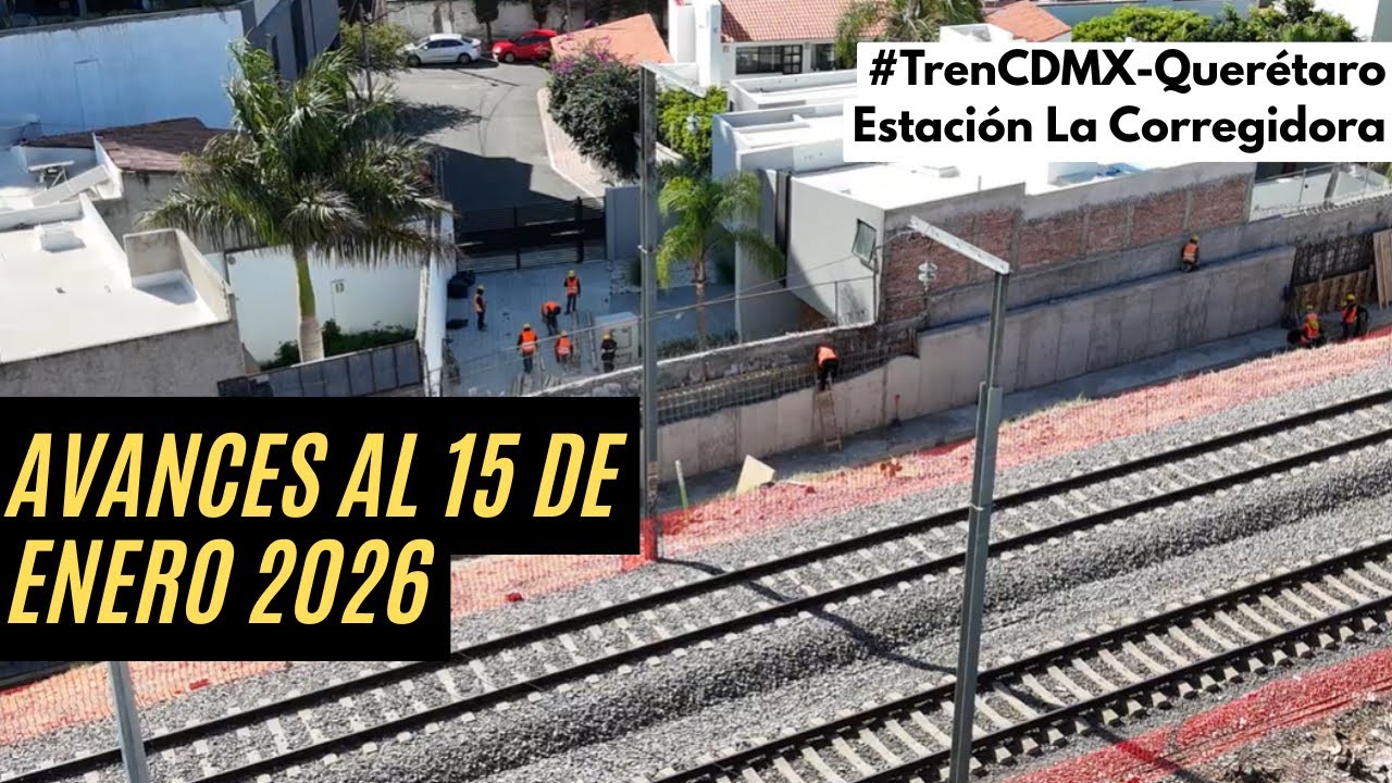 ASÍ LUCEN LAS ZONAS DONDE SERÁ LA ESTACIÓN LA CORREGIDORA: Tren México-Querétaro