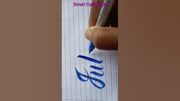 Juli Name In Calligraphy Short Video