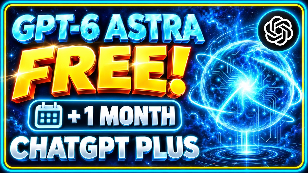 GPT-6 Astra for FREE? Get 1 Month of ChatGPT Plus 😀