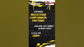 Oracle Fusion Cloud Financials Functional Free demo #o3technologies