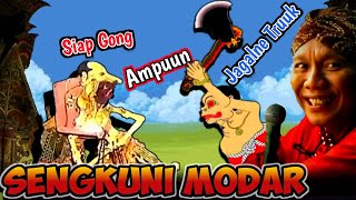Tanpo Ampun‼️Bagong Ngajar Sengkuni Tanpo Ampun Mergo Gawe Kisruh Negoro#wayangkulit #kisenonugroho