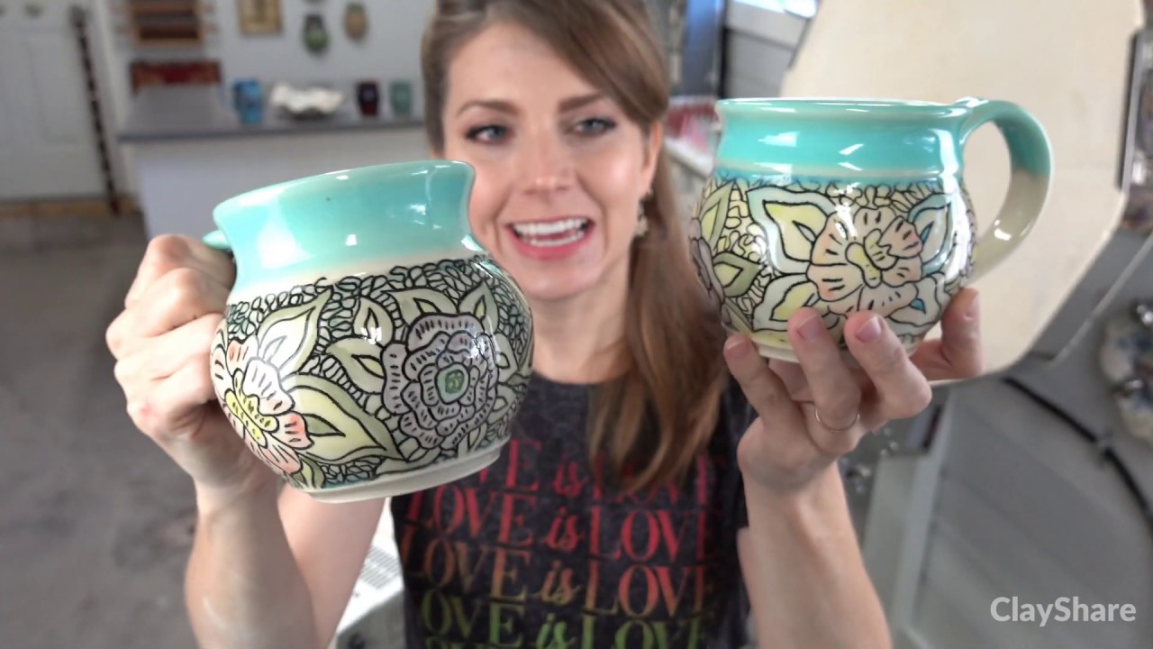 Using Underglaze Transfers on Thrown Mugs - ClayShare Online Pottery and  Ceramics Classes, Start Learning for Free