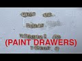 What Is David Working on Today?  7/11/20 - Paint Drawers