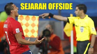 Sejarah offside dalam sepak bola