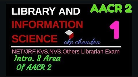 AACR II Cataloguing @thelisokeofficial  Library science most important topic by OKE CHANDAN