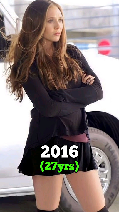 Elizabeth Olsen aka Wanda maximoff 🥵 evolution (2008-24) #wanda #wandavision #deadpool