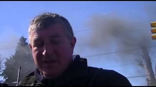 LUIS, JEFE DE MOTORIZADA DE ALTE. BROWN HABLÓ CON LOS MANIFESTANTES