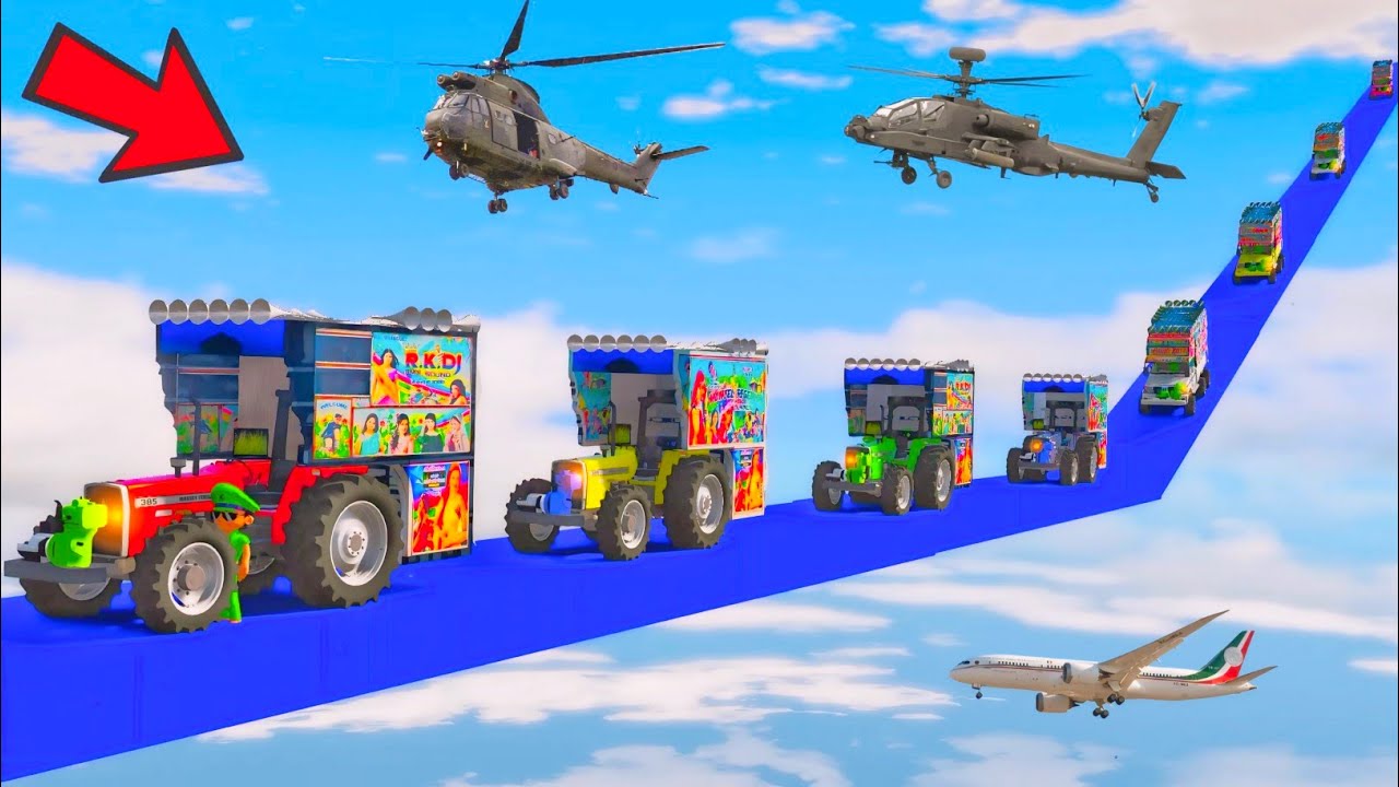 World’s Highest 😱🫨😱 GTA 5 $1 Vs $100,000 TRIED THE IMPOSSIBLE SUPER MEGA RAMP CHALLENGE | INDIAN DJ