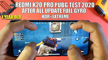 Redmi K20 Pro Pubg Test High Graphics Settings After All Update In 2020|redmi k20 pro pubg test|2020