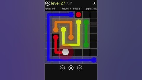 Flow 7x7 Walkthrough: Level 27 (Regular Pack)