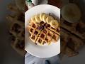 Healthier Waffles #breakfast #recipe #shorts