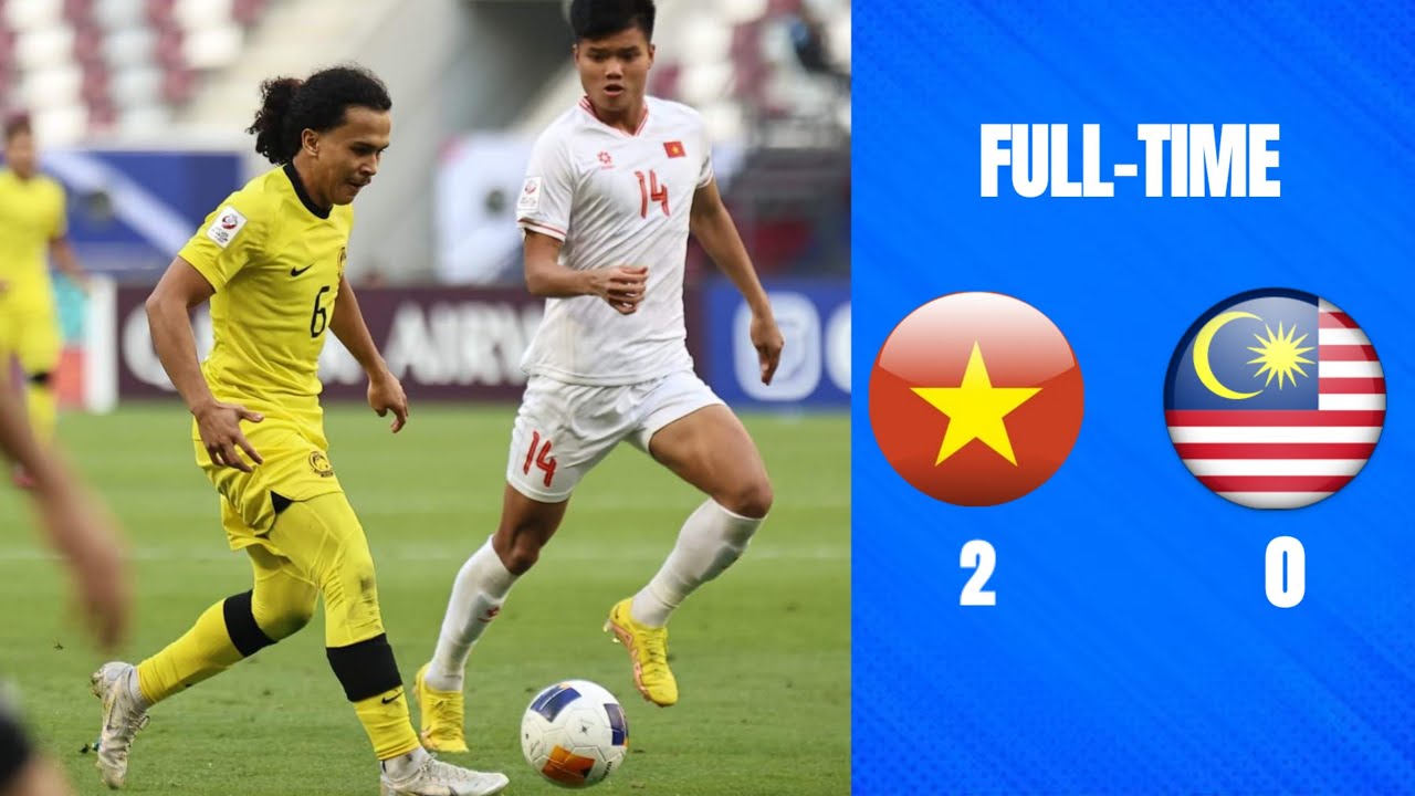 MALAYSIA (0) vs (2) VIETNAM | Piala Asia B-23 LIVE 9 MLM @studiobolamy ...