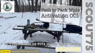 The Beginning of My Pack Mule Challenge @Scout75PortableRadio