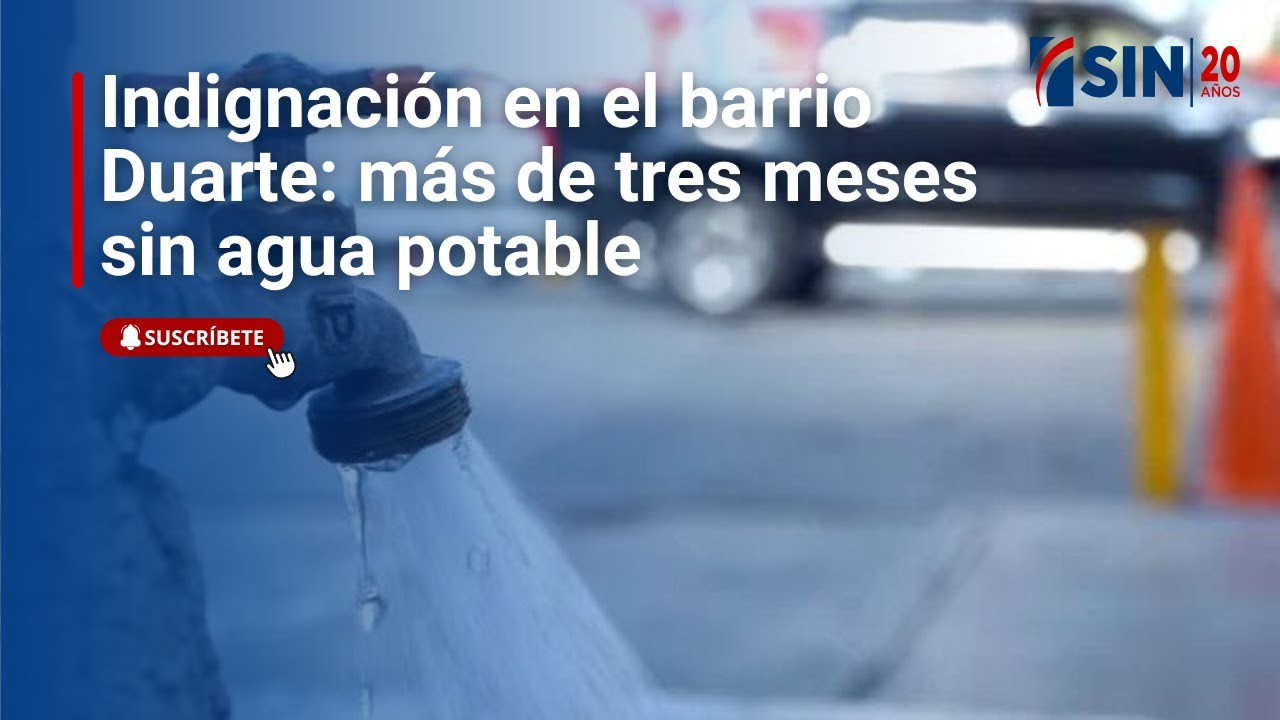 Indignación en el barrio Duarte: más de tres meses sin agua potable ...