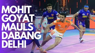 Pro Kabaddi PKL 8: M76 Highlights: Mohit Goyat helps Puneri Paltan thrash Dabang Delhi 42-25