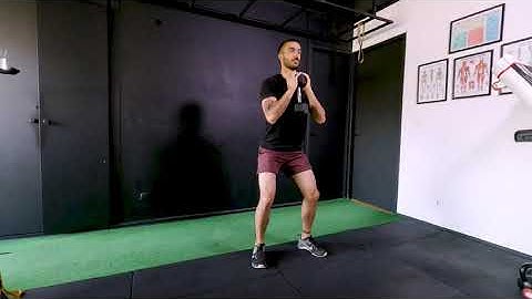 DB 1 1 4 GOBLET SQUAT