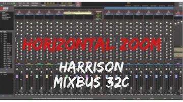 Horizontal Zoom Options |Harrison Mixbus Video Manual