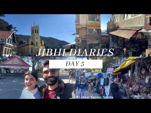 Final Day in Shimla ❤️ Food Tour & Shopping at Lakkar Bazaar | Couple Trip Ends ✨ Day 5 |