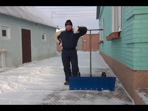 Лопата для уборки снега – создаем прочный инвентарь из подручных средств